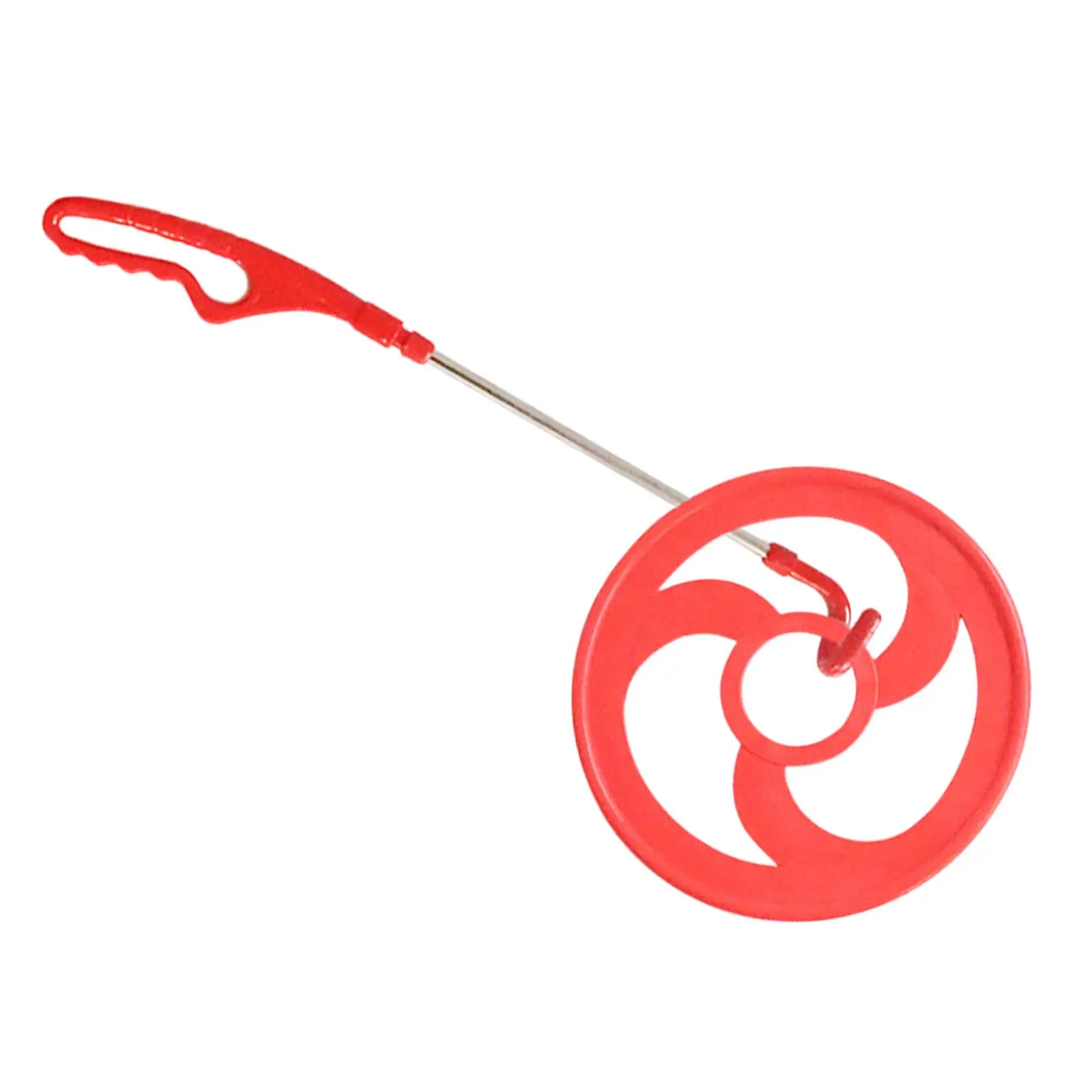 Outdoor Hand Pushing Wind wheel Toy, 12inch kids Rolling Hoop Toy, Interactive