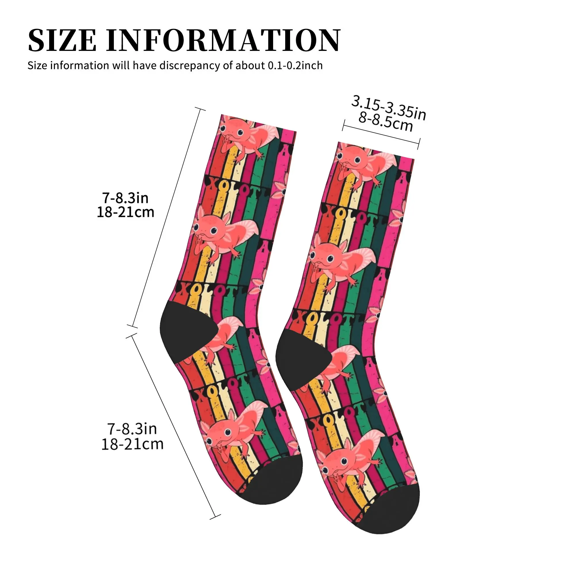 axolotl kids axolotl Socks  Anti-Slip Stockings Adults Men High Quality Outdoor Socks Winter Funny Printed Socks