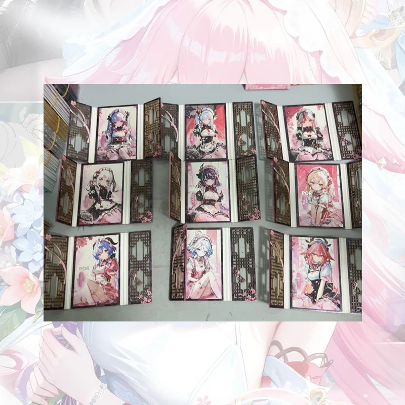 アニメ女神ストーリー-dr-ssp-lhr-qr-sor-sxr-gpカード-八重巫女-ガニュ-フリーナ-雷電将軍-神河-神里継子-コレクタブルカード