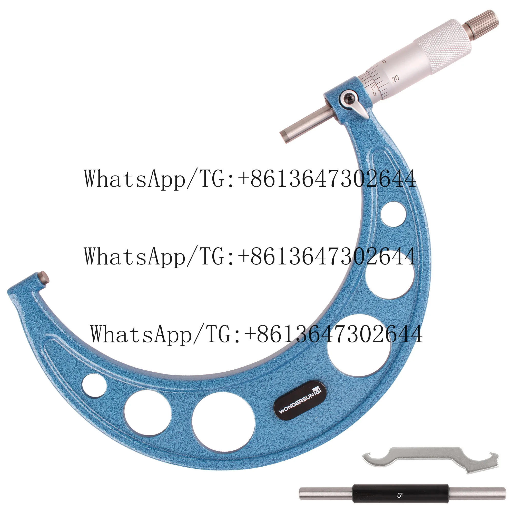 361-400A 300-400mm Adjustable Anvil Big Mechanical Outside Micrometer