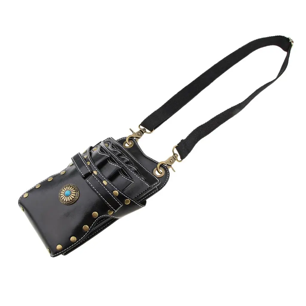 بو الجلود مقص الحلاق حالة صالون حقيبة مقاطع الشعر قطع مقص ترقق