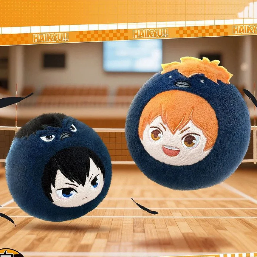 Haikyuu!! Anime Yamaguchi Tadashi Coin Purse Earphone Case Hinata Shoyo Kageyama Tobio Plush Doll Keychain​ Pendant Xmas Gifts