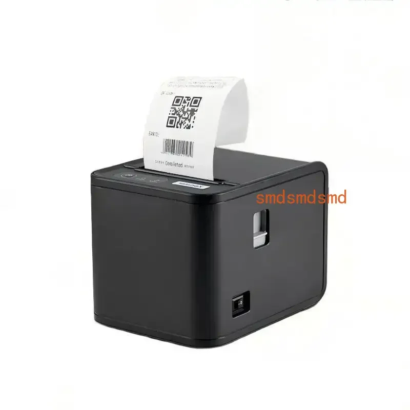 XP-T80 Restaurant Thermal Receipt Printer With Order Notification Automatic Paper Cutting HD Printing Logo Text Graphic QR Codes