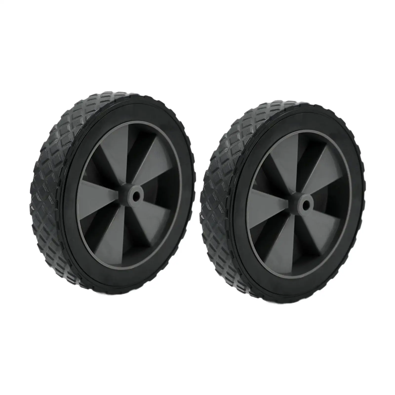 

Износостойкие высокопроизводительные цельнолитые колеса для складной тележки, сверхпрочные 5-дюймовые сменные резиновые шины для кемпинговой тележки