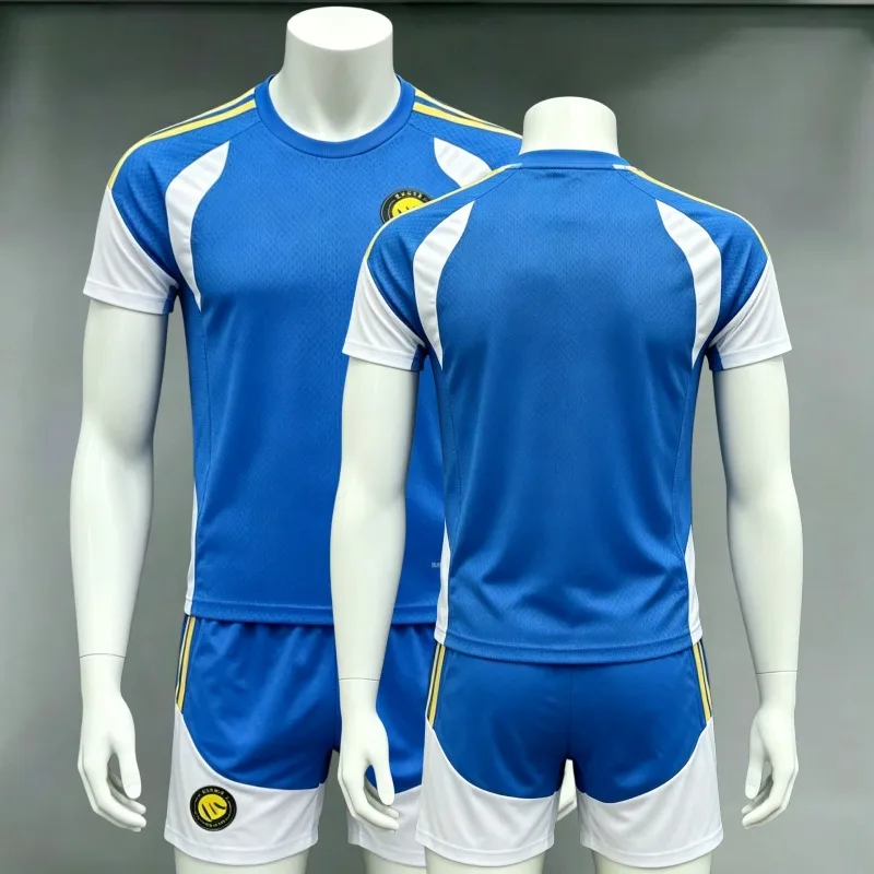 

Bosnia and Herzegovina National Team Home Soccer Jersey Set Men's Breathable Football Shirt + Shorts Zmajevi Uniform for Fans