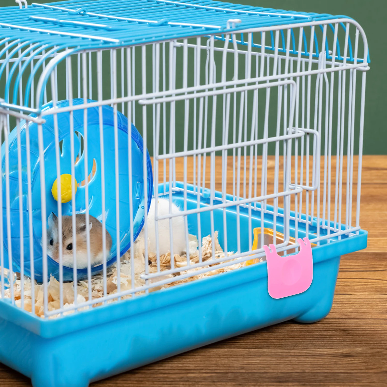 

8pcs Fixing Edge Buckle Rabbit Chicken Wire Clips Fastener Sky Blue Small Animal Supplies Plastic Cage Buckle Pet Cage