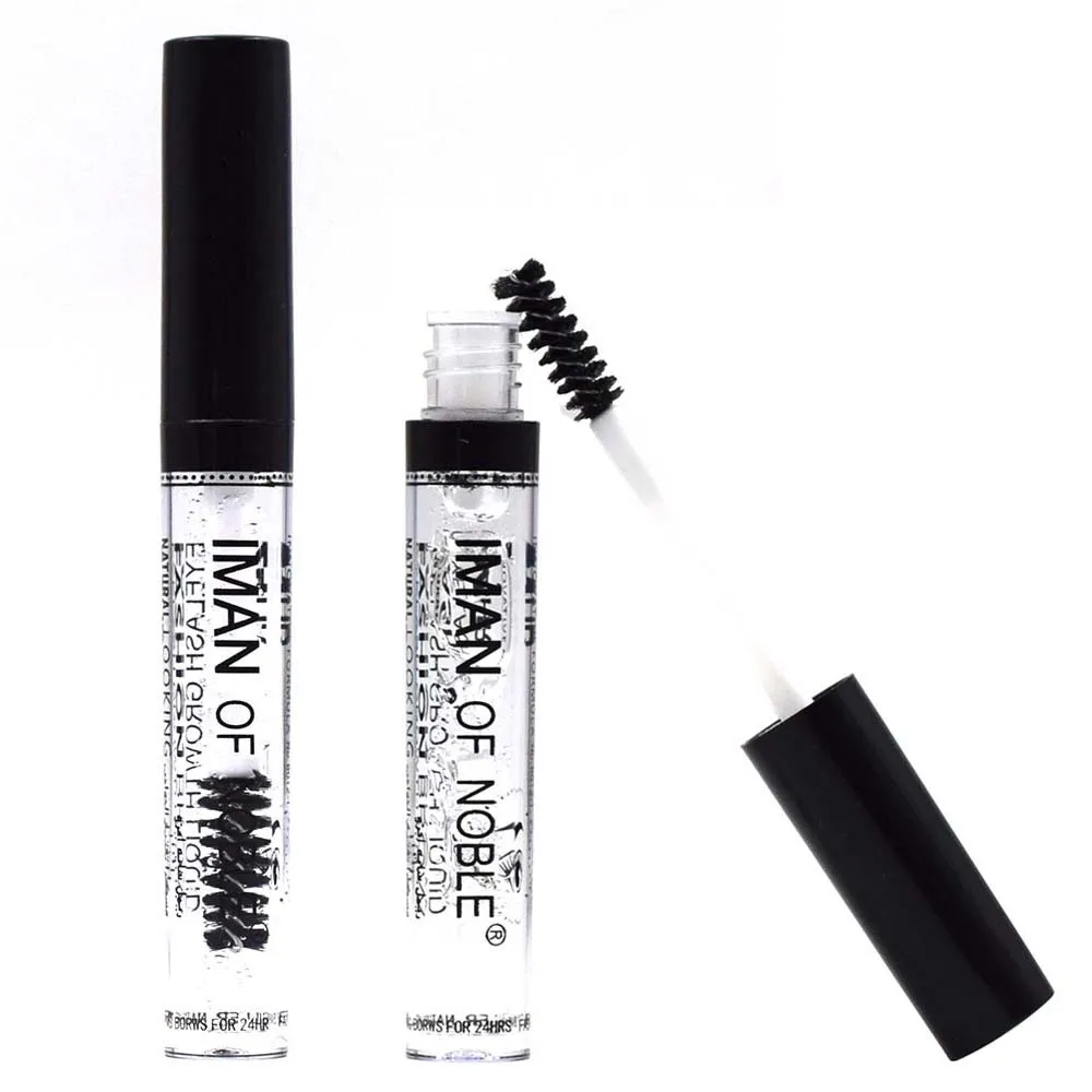 1 pz tubo nero trasparente trasparente liquido per la crescita delle ciglia incolore Mascara Base Gel impostazione duratura Gel per sopracciglia liquido per ciglia