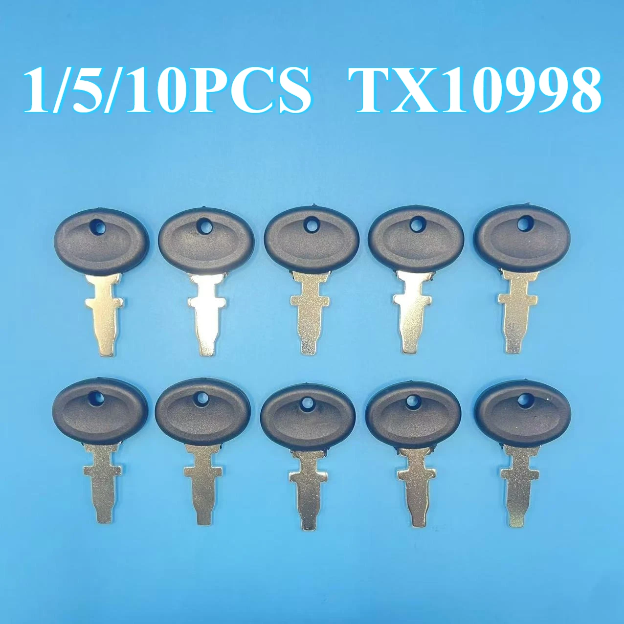 1/5/10PCS TX10998 Ignition Keys 677515A 72090051V Eli80-0079 5118433 VPF3225 Compatible with Allis Chalmers Grinder 5040 5045