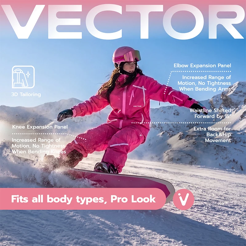 เสื้อแจ็คเก็ตสกีสำหรับผู้หญิง  - Ski Pants Waterproof Insulated Winter บทวิจารณ์และราคา