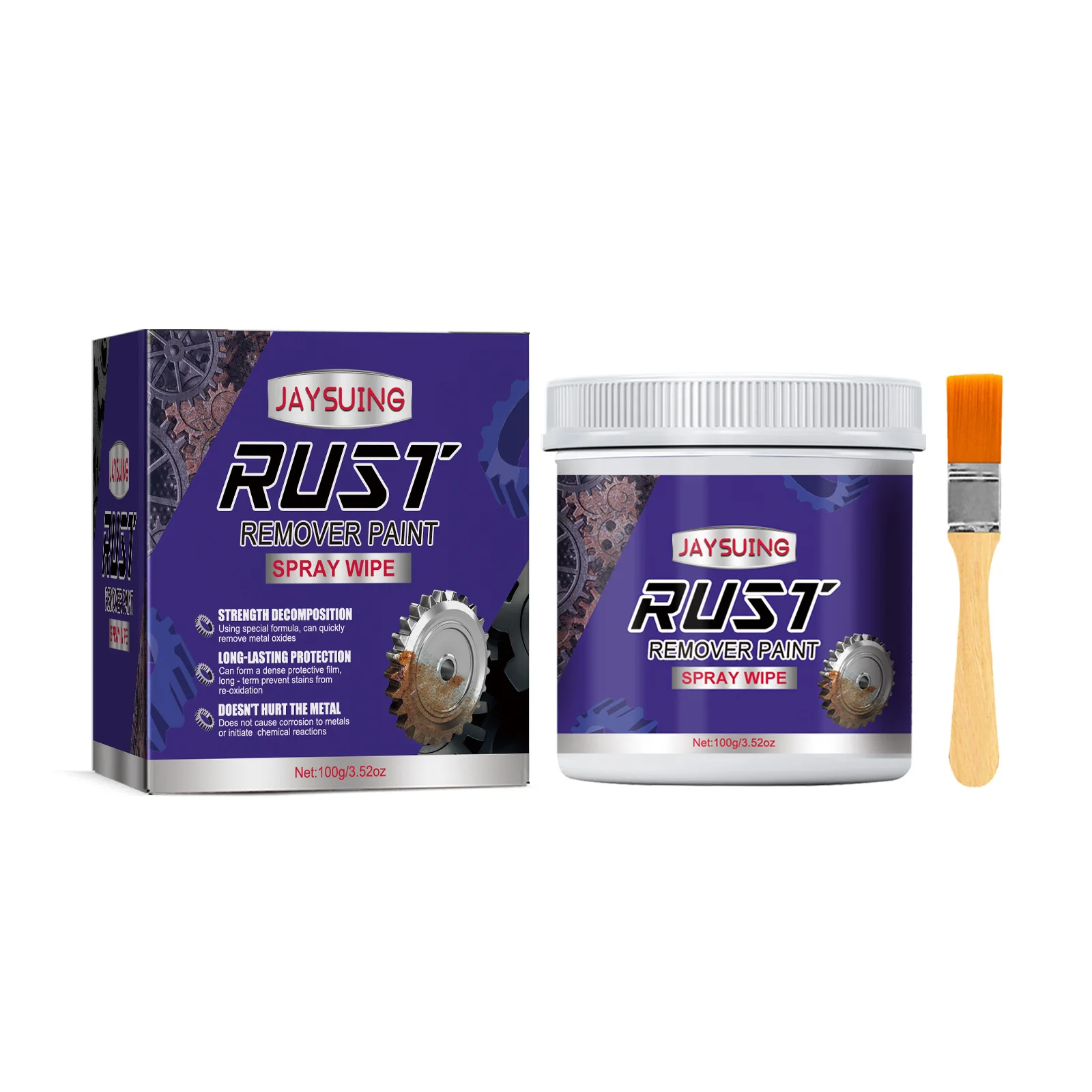 Multi Purpose Rust Remover Metal Surface Refurbishment Chrome Paint Car Iron Rust Conversion Agent Water-Based Anti Rust Primer