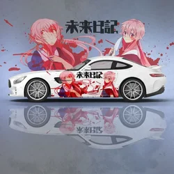 Future Diary Car Body Sticker Anime Itasha Vinyl Car Side Decal Sticker Cars Decor Sticker Car-Protective Film