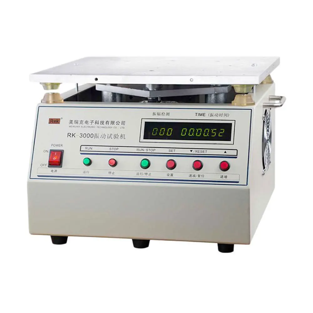 Rek RK-3000 LED Digital Display Vertical Vibration Tester for Automobile Industry and Spaceflight Vibration Resistance Test