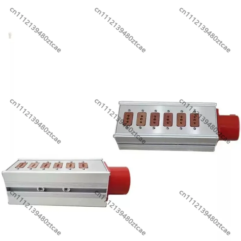 6 Channel Small Portable Stage Power Box Engineering Bakelite Socket Through Distribution Box For Lighting Large Screen