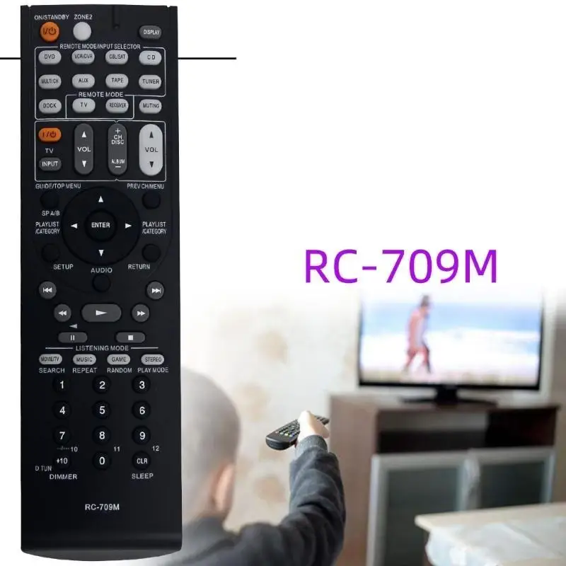 Портативный пульт дистанционного управления L4MA 709 м замена приемника пульт дистанционного управления для TX-NR525 TX-SR506