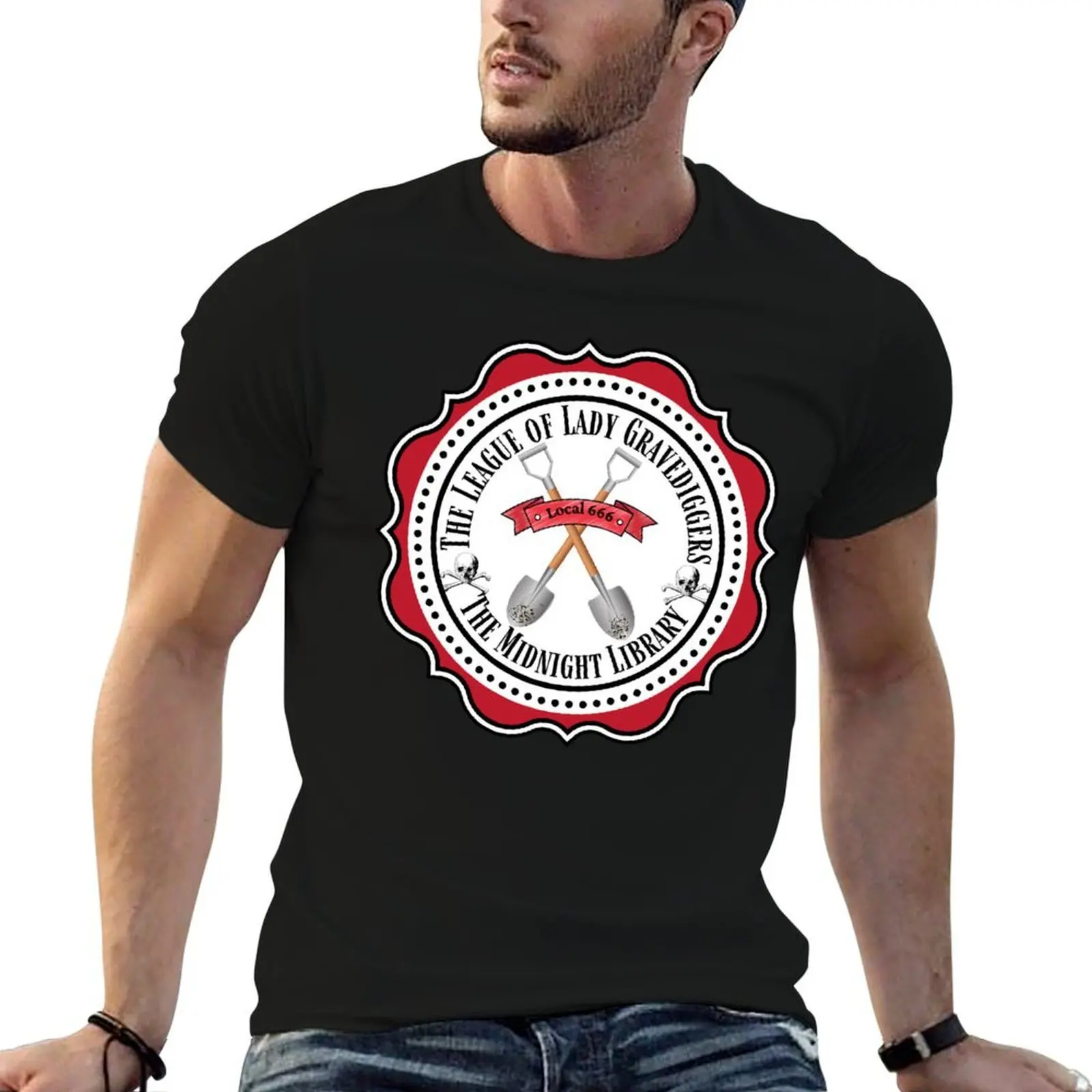 

The League of Lady Gravediggers UNION SEAL T-Shirt t shirt man cotton man t shirt summer T-Shirt