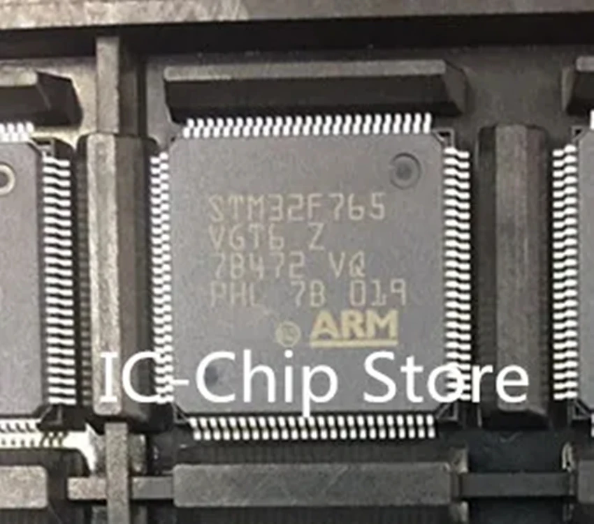 1 pçs ~ 10 pçs/lote stm32f765vgt6 lqfp100 novo original