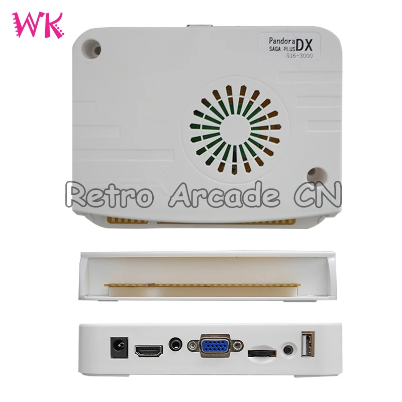Аркадная игровая коробка Saga DX Plus 516 Вертикальная и 3000 горизонтальных CRT HD Games 3-сторонняя коктейльная коробка andora USB-трекбол