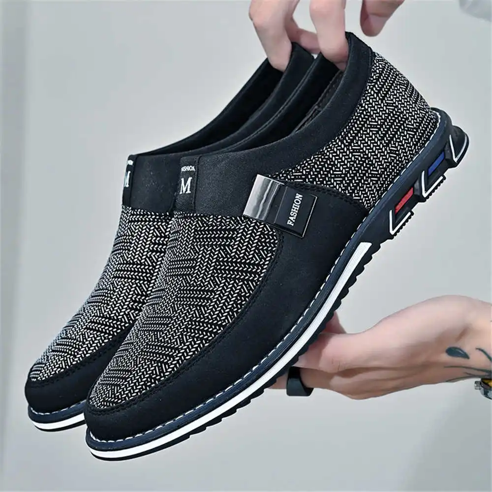 Zapatos de vestir para hombre con punta redonda sin cordones, zapatos de hombre para boda, botas color canela, zapatillas deportivas, calzado industrial, costura económica.