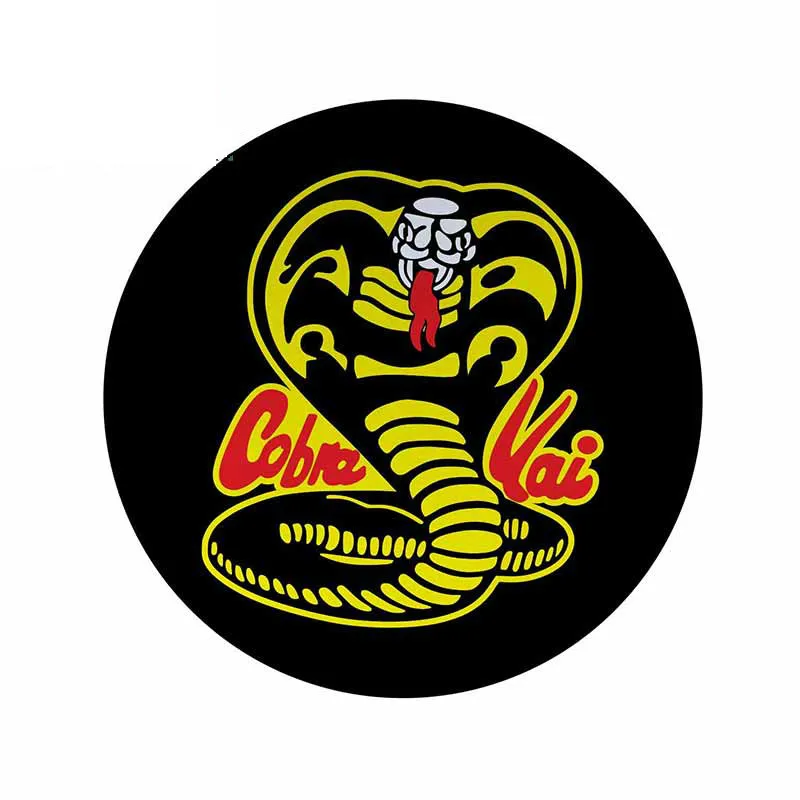 Cobra Kai Circle Logo Car Sticker Windshield Bumper Motorcycle Helmet Decal Vinyl JDM A4 Q3 Auto Decoration Waterproof PVC