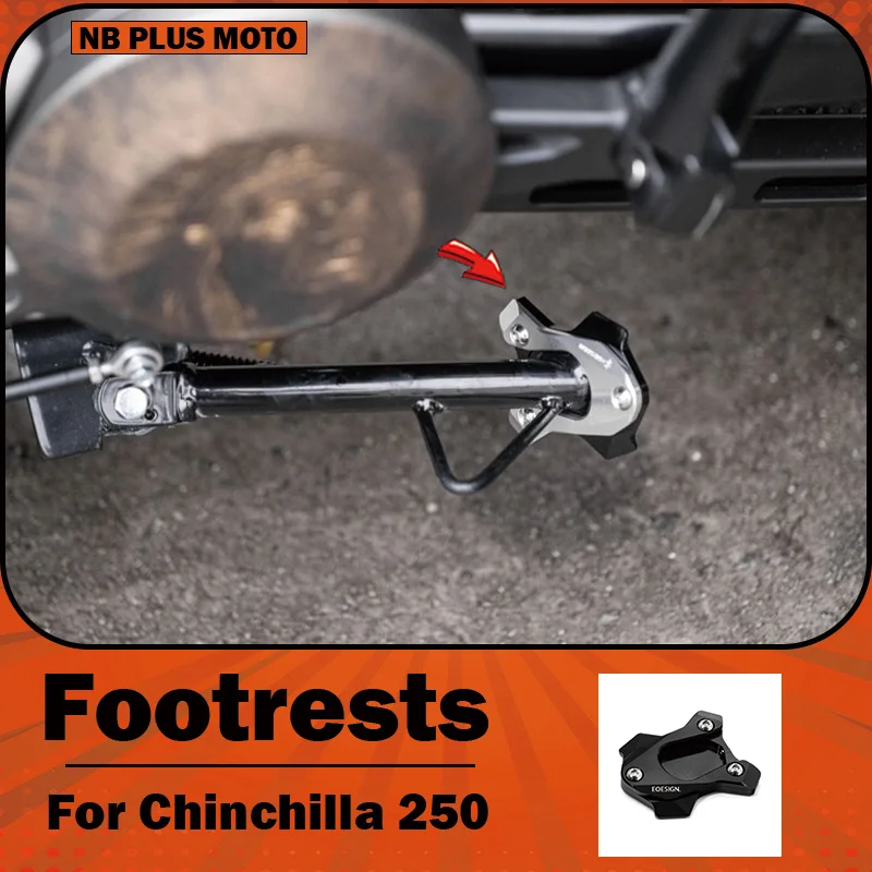 【Premium】For Benda Chinchilla 250 Modified: Larger side bracket base, side support legs, aluminum alloy stabilizer accessories