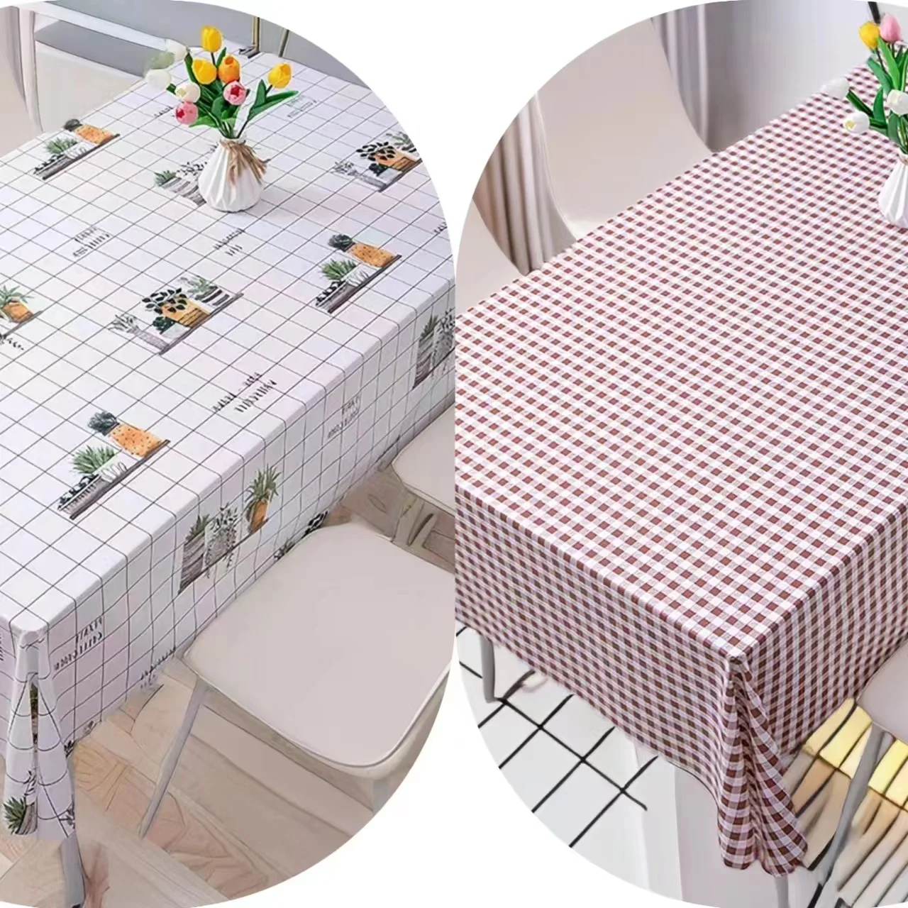 Non-Slip Table Cloth, Coffee Table Cloth, Round Table Cloth, Bedside Cabinet Cover, Desk Cloth, Dust Cover, Sofa, French