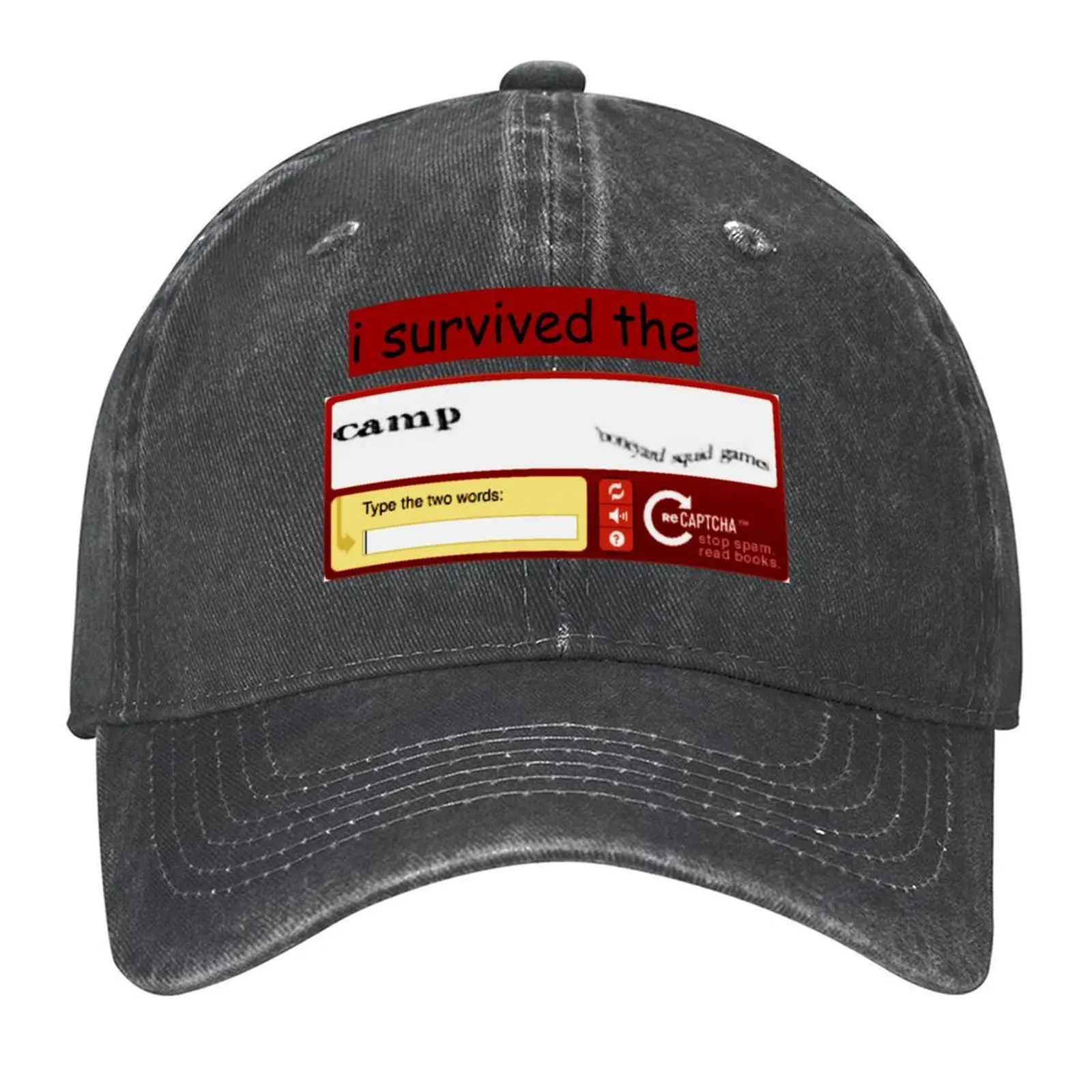

I survived Camp Boneyard Captcha Baseball Cap Beach Outing birthday Gentleman Hat cute Women Hats Men's