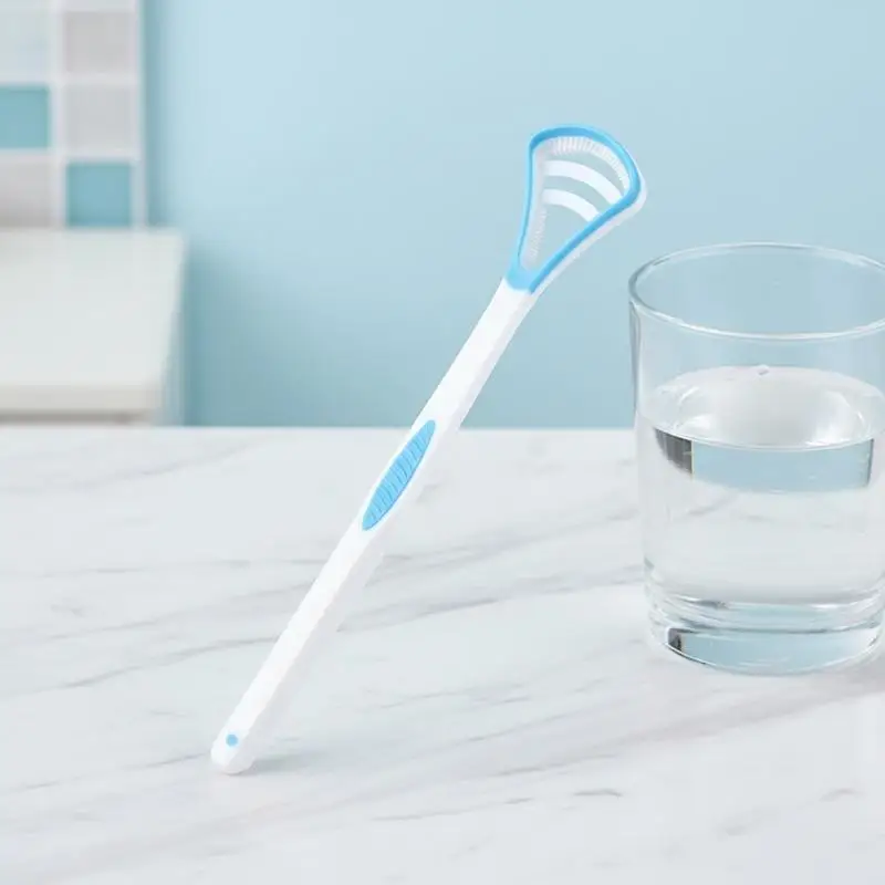 1PCS Silicone Tongue Scraper Ergonomic Design for Improved Oral Care Great for Everyday Use