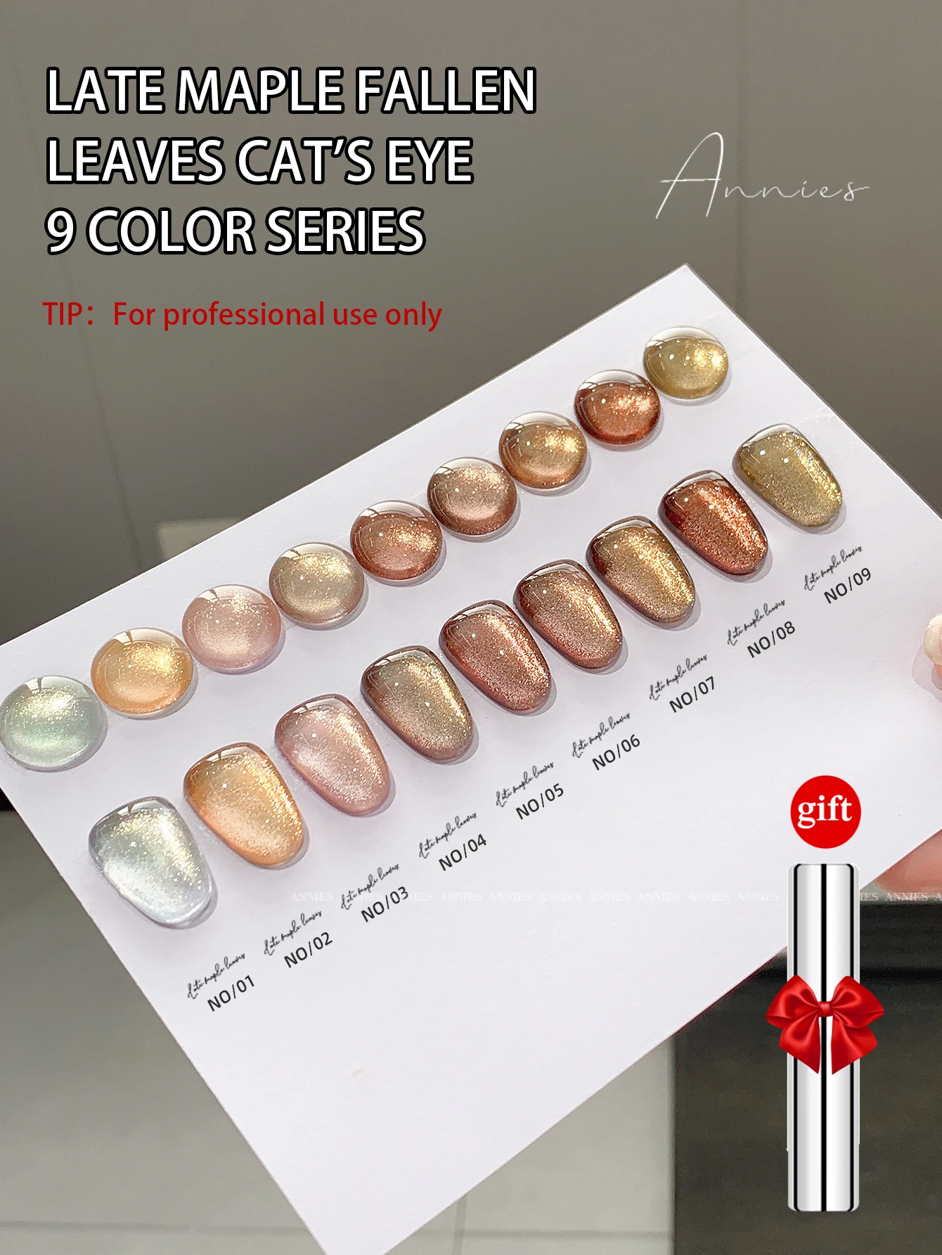 12ml Rhapsodia Magnetic Cat Eye Gel Polish Soak off Varnish Semi Permanent Sparkling Golden Porcelain Cat Eyes Nail art