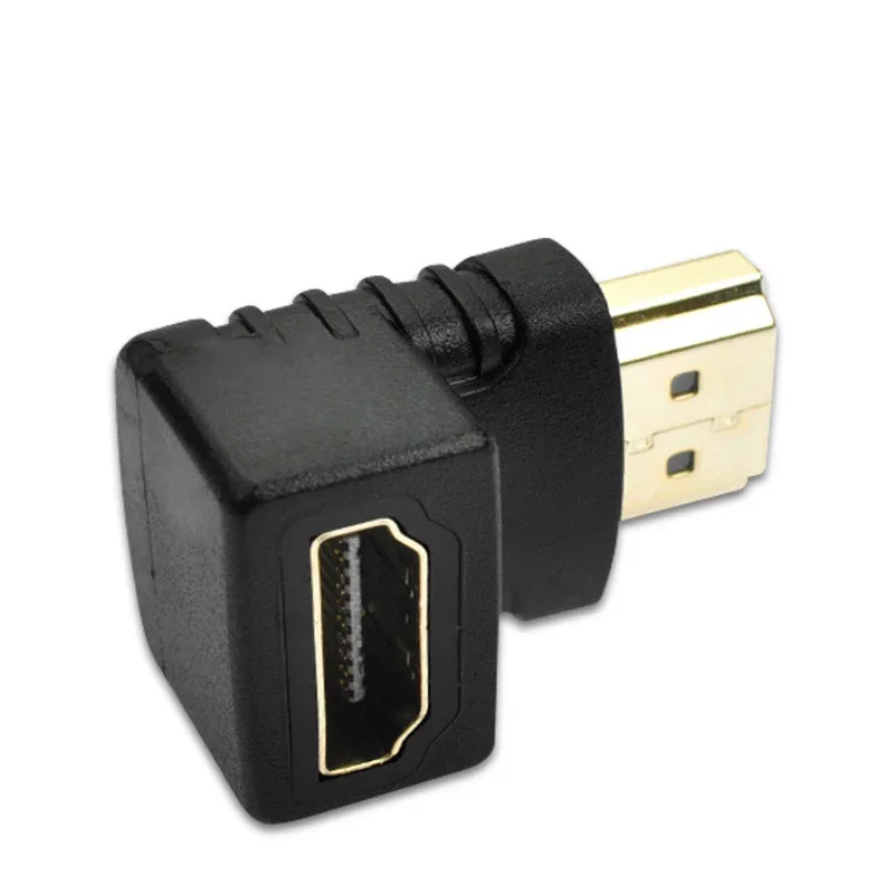 HDMI-compatible Cable Connector Adapter 270 90 Degree Right Angle HDMI-compatible Male To Female Converter Extender Coupler