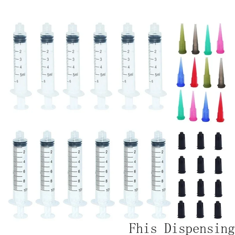 

5ml/10ml Luer Lock Syringe+Plastic Cone Distribution Skills Pack of 12