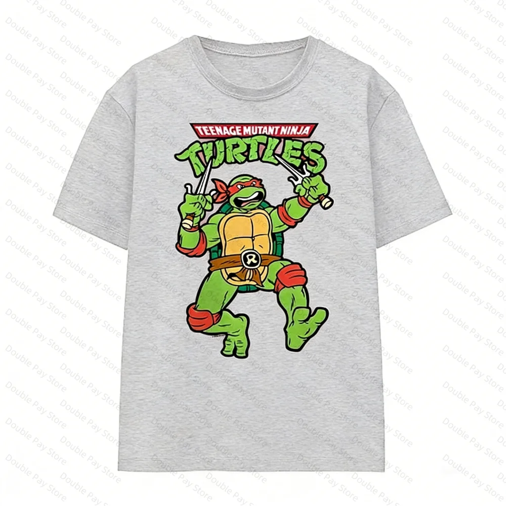 Teenage Mutant Ninja Turtles Raphael Kids T-Shirt Cartoon Graphic Short Sleeve Cotton Tee for Boys Men's Shirts Woman t-shirts view 5