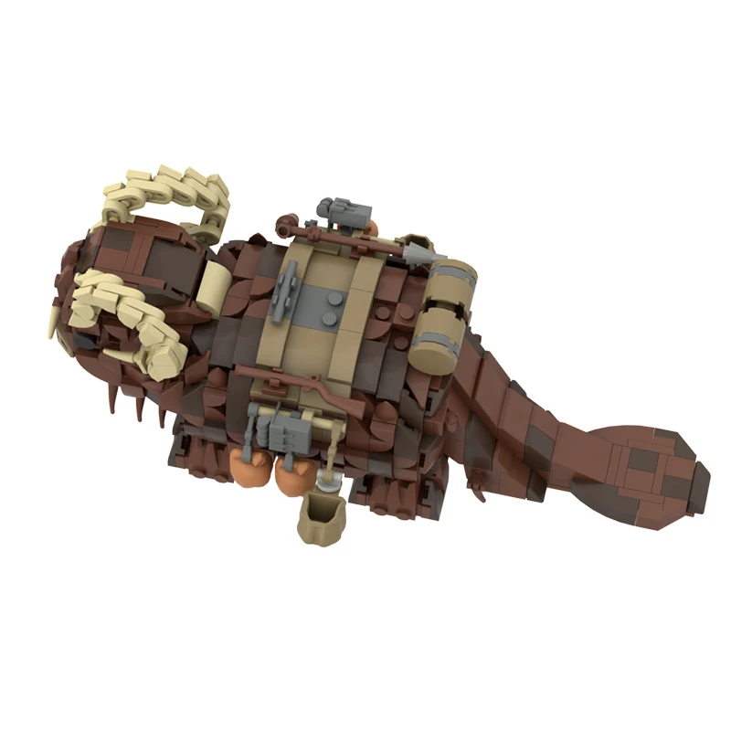 MOC Animal Beast 97302 wild ox Wars Medium Size Building Blocks Tusken Raider Transport Bricks Model DIY Toys For Birthday Gifts