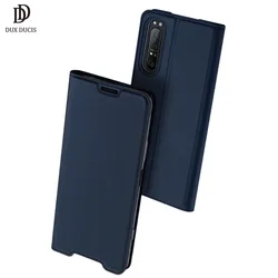 DUX DUCIS Skin Pro Series Flip Wallet Business Leather Case For Sony Xperia 1 II 6.5 inch Cover with Card Slot  Accessories