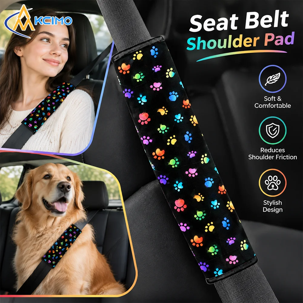 Car Seat Belt Anti-Pressure Shoulder Sleeve, Skin-Friendly Breathable Protection Pad, Long-Distance Driving Comfort Accessory