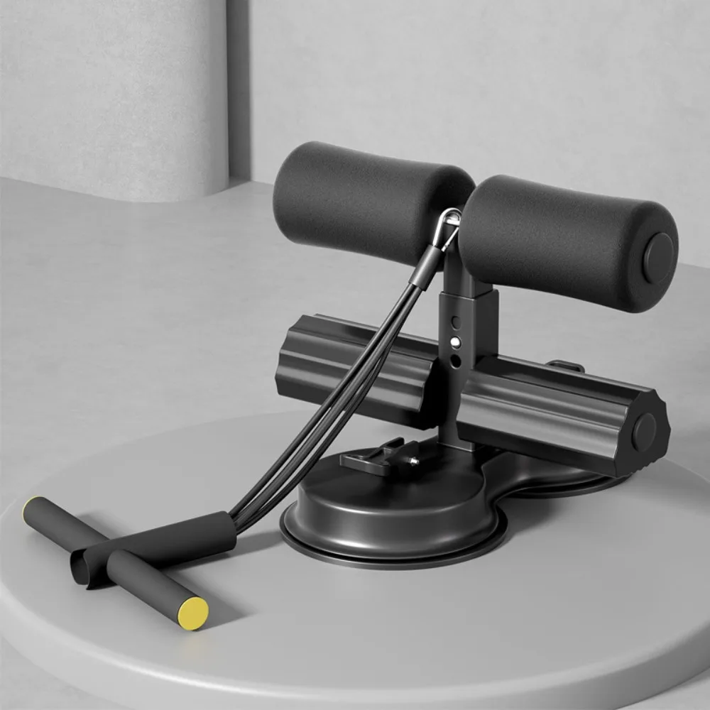 

with Resistance Band Sit-up Assistive Bar Suction Cup Type Ankle Support Fitness Situp Equipment Adjustable Height