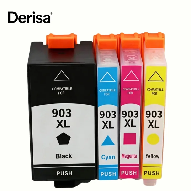 

1Set 903XL ink Cartridge Compatible for 907XL HP903XL HP907XL OfficeJet 6950 6960 6961 6963 6964 6965 6970 6975 Printer