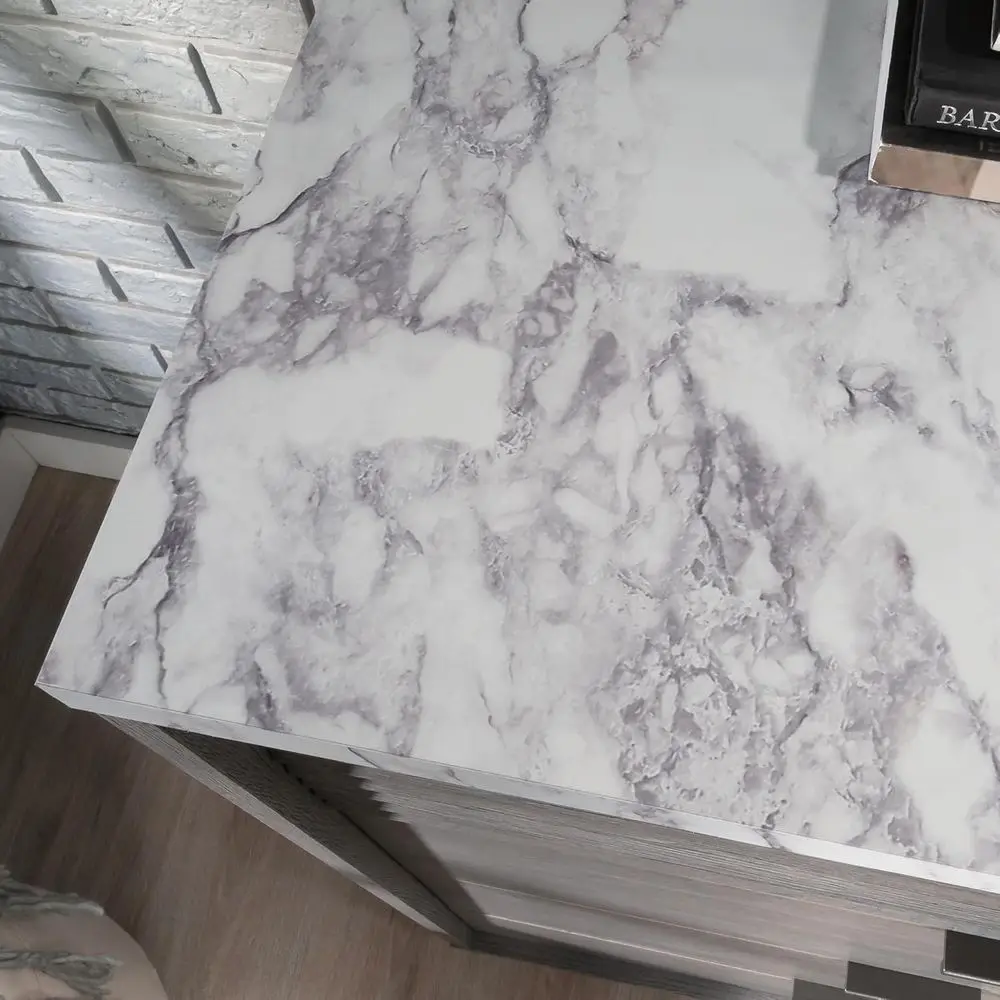 Modern 4-Drawer Bedroom Chest in Ashen Oak Finish