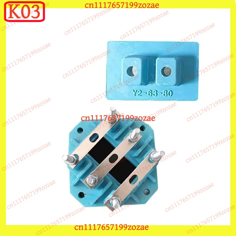 k03 Y2 Three-Phase Motor Terminal Board Square 6-Column Connecting Terminal Block, Replacement Parts