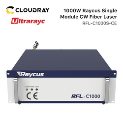 Ultrarayc Original Raycus 1064nm Fiber Laser Source RFL-C1000 Single Module 1-2KW CW Fiber Lasers for Cutting Welding Machine