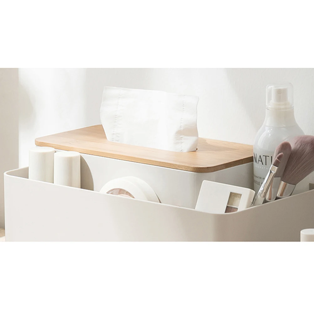 

Деревянный держатель для салфеток для хранения, домашний офис, гостиная, коробка для салфеток, контейнер для салфеток, элегантный дизайн, прочный