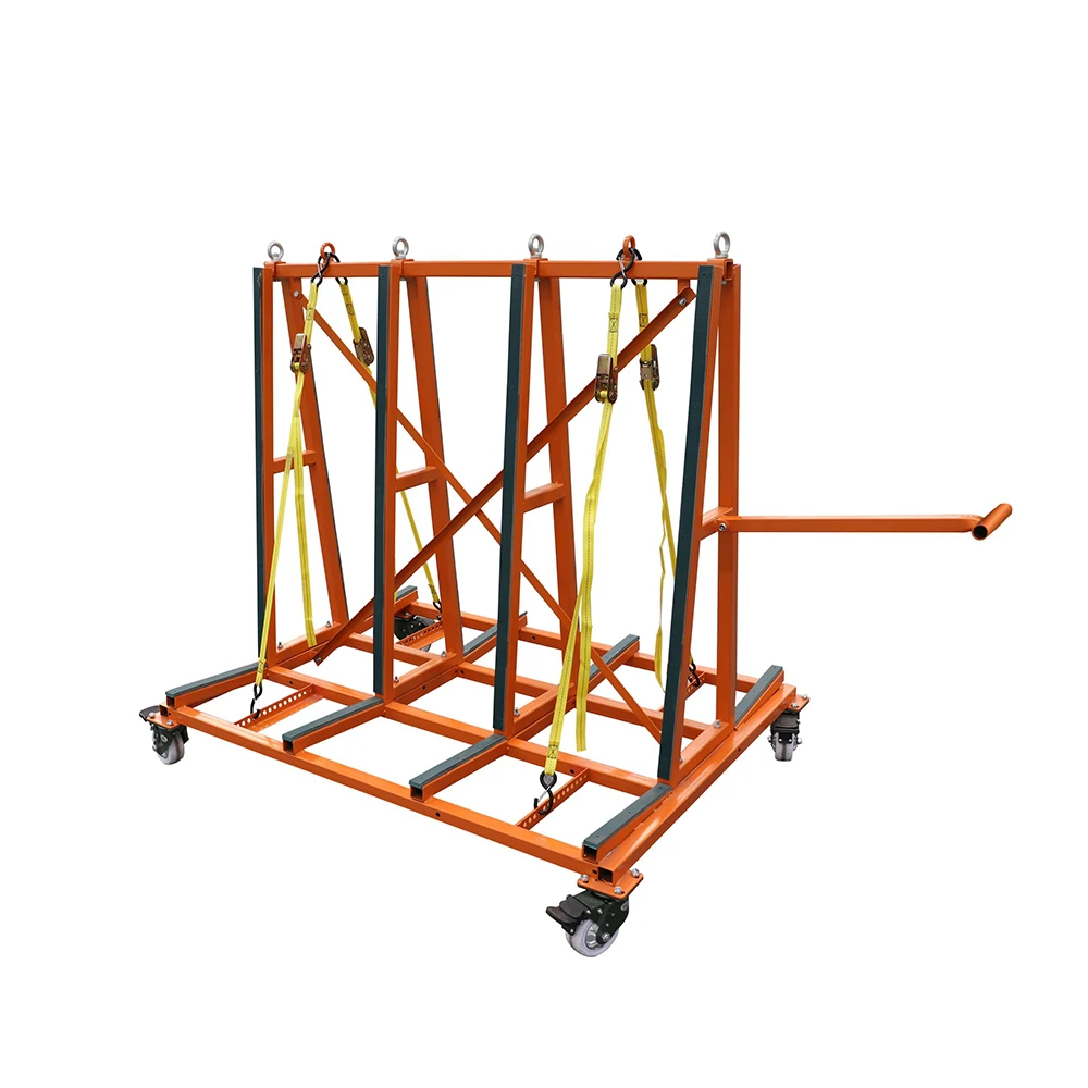 

Glass Stone Transport A Frame Trolley Transport Cart Storage Rack Granite Transport A-Frame