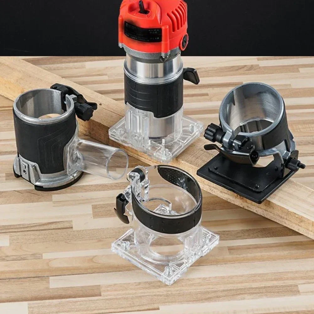 Router Base Dust Cover Wood Milling Cutter Base Trimming Machine Milling Stand Woodworking Ferramentas Router Para Madera