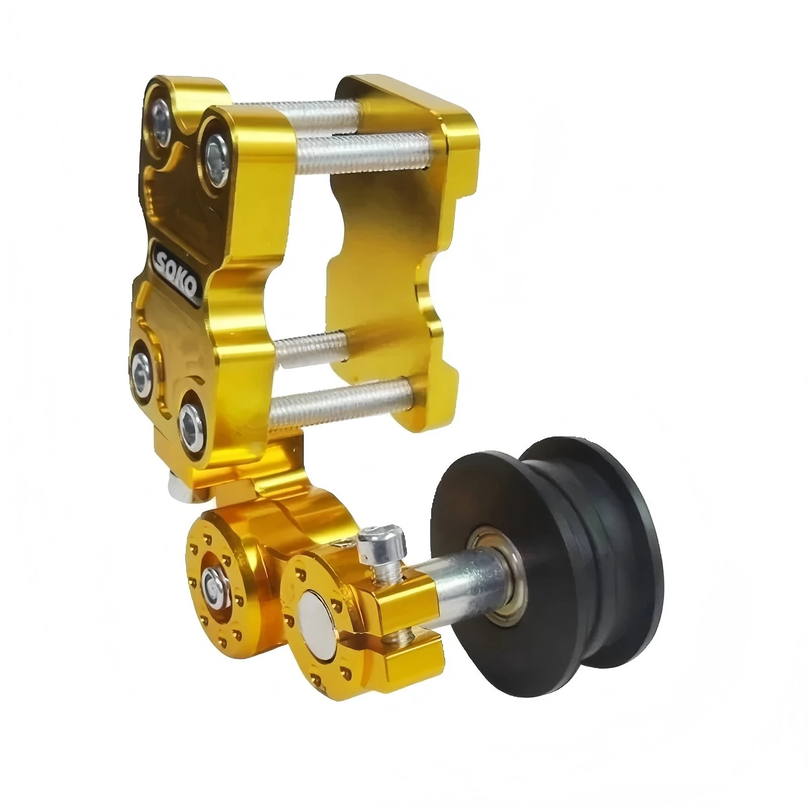 New Motorcycle Straddle Chain Anti-slip Universal Chain Tensioner Bending Beam Chain Automatically Adjusts Tension Wheel