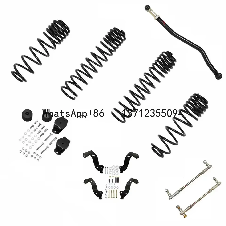 Kit de elevação de mola helicoidal eibach, 2.5 polegadas, para jeep wrangler jl 2018-up, barra de suspensão, barra de balanço, braço de controle, suporte de queda
