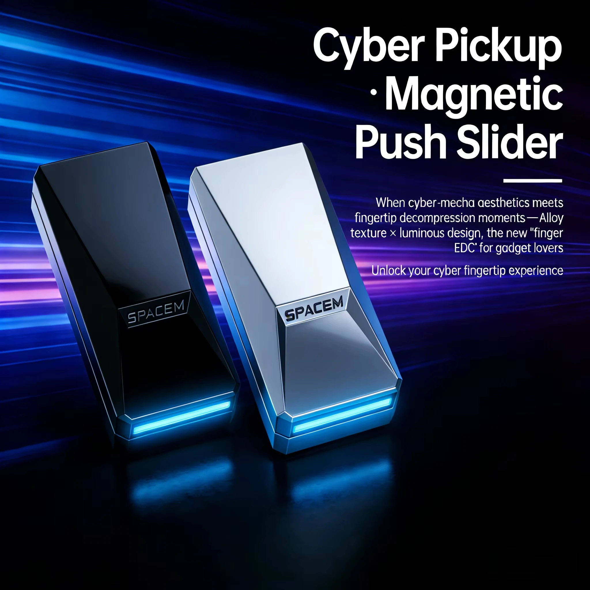 

Игрушка-слайдер, светящаяся игрушка EDC, металлический гаджет для снятия стресса для взрослых и детей, плавная игрушка-фиджет для снятия стресса, подарок для людей с СДВГ