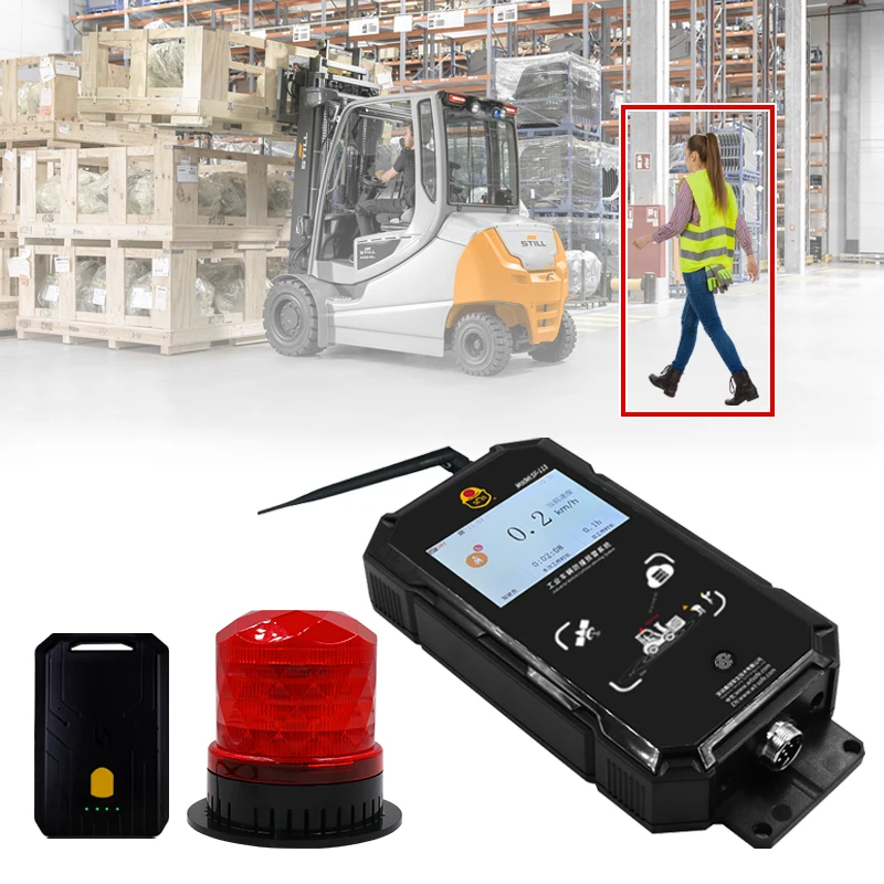 Warehouse truck forklift pedestrian proximity warning indoor forklift tracking and monitoring system with uwb tag