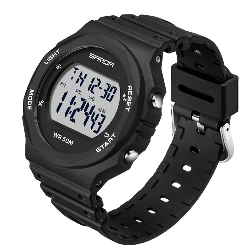 

Fashion Sanda Top Brand Sports Women Watches Led Electronic Digital Waterproof Ladies Clock Female Wristwatch Relogio Feminino