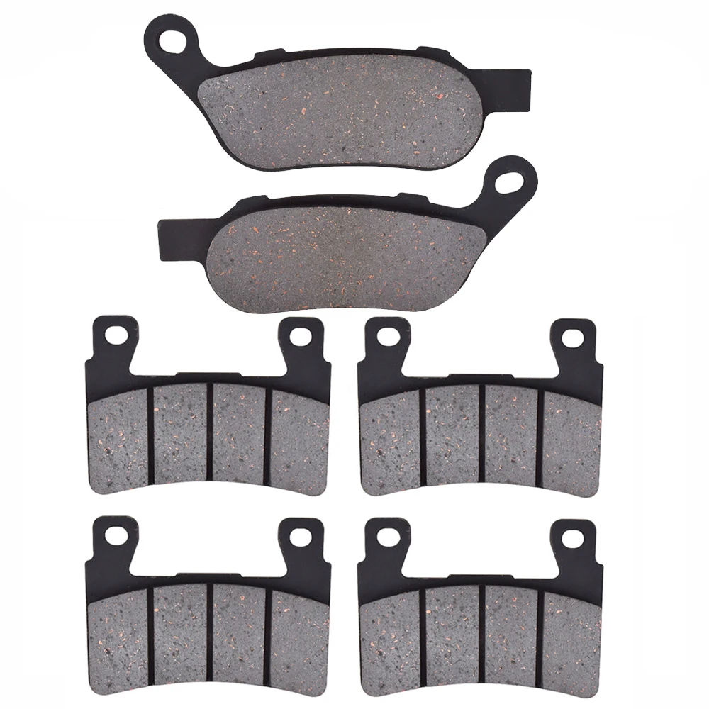 

For HARLEY SOFTAIL FLSTNSE 1802 CVO Softail Deluxe 2015-2017 Motorcycle Brake Pads Disks Rear and Front