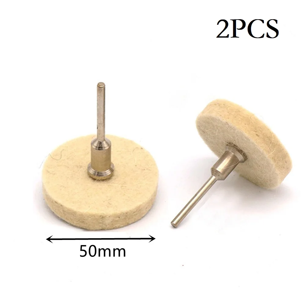 Imagem -05 - Broca de Polimento para Moedor Elétrico Ferramenta Rotativa Polegadas 50 mm Pano lã Estilo t para Limpeza de Joias Grinder