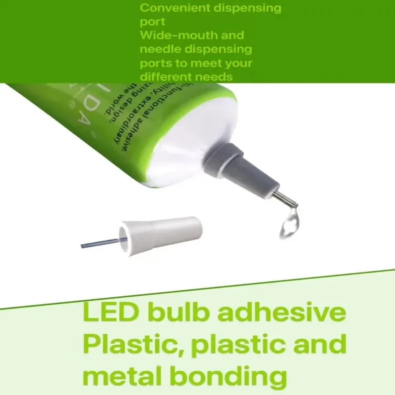 LED Bulb Super Glue 110ML Clear Contact Epoxy Resin Liquid For Lamp Light Aluminum Substrate Metal PVC Plastic Fiber Adhesive